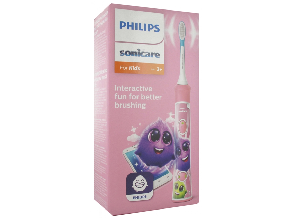 Cepillo de Dientes Eléctrico Hx6352/42 para Niños Rosa Color : Rosa PHILIPS