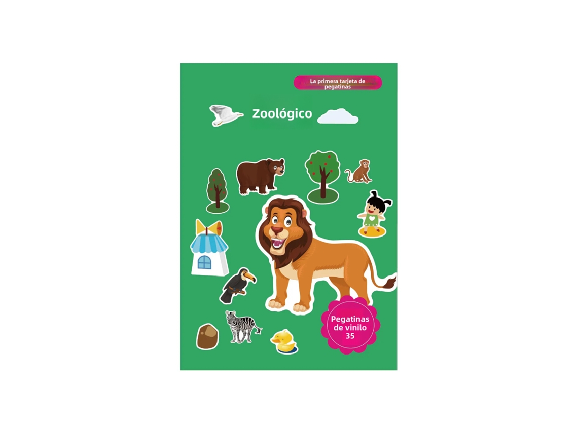 (estilo 11) Nuevo Juego De Rompecabezas Educativo Para Niños, Tema De Animales De Dibujos Animados Reutilizable.