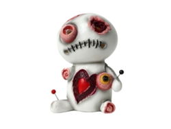 Nueva muñeca de hechizo con spray ornamental blanco