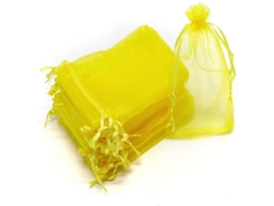 2026da-100 Bolsas De Protección Para Frutas Y Verduras Con Malla Anti-aves Y Insectos Reutilizables Jardinero Amarillo 7x9cm