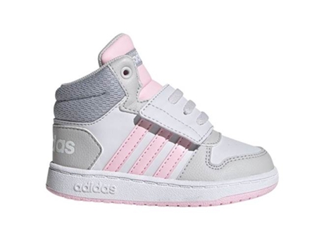 Zapatillas Deportivas ADIDAS Hoops Mid 20 I Para Bebés (Cinzento, branco -Material Sintético -19)