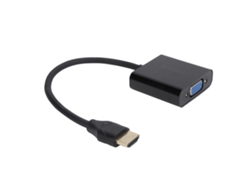 Cable Convertidor De Interfaz Multimedia Hd A Vga 1080p, Adaptador Ad022, 0,25 M, Negro