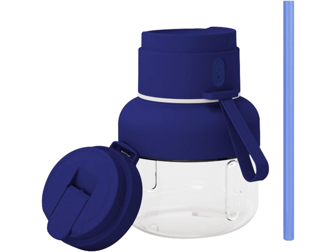 Licuadora portátil recargable Digitallab, gran capacidad de 850 ml, fácil de limpiar (azul)