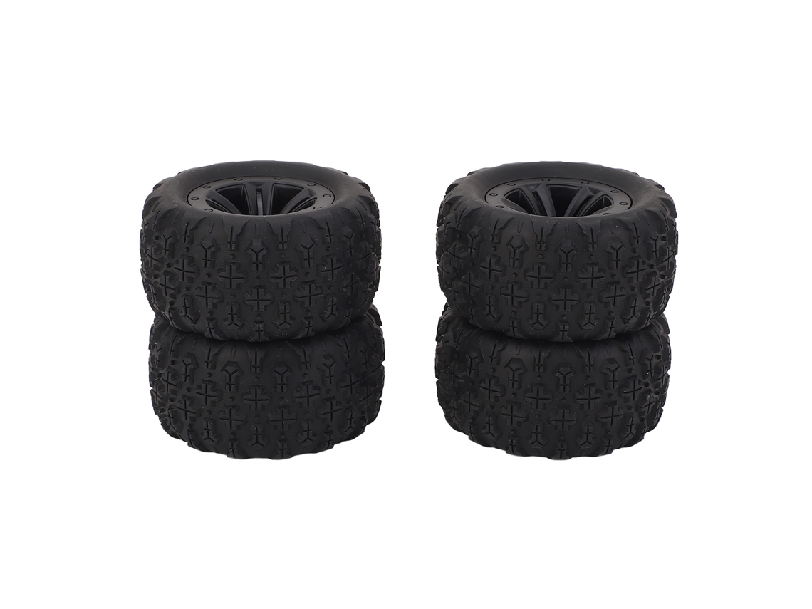 4 Neumáticos De Goma Resistentes Al Desgaste Para Coches Rc Wltoys 144010 Scy 16101 Mjx Con Control Mejorado.