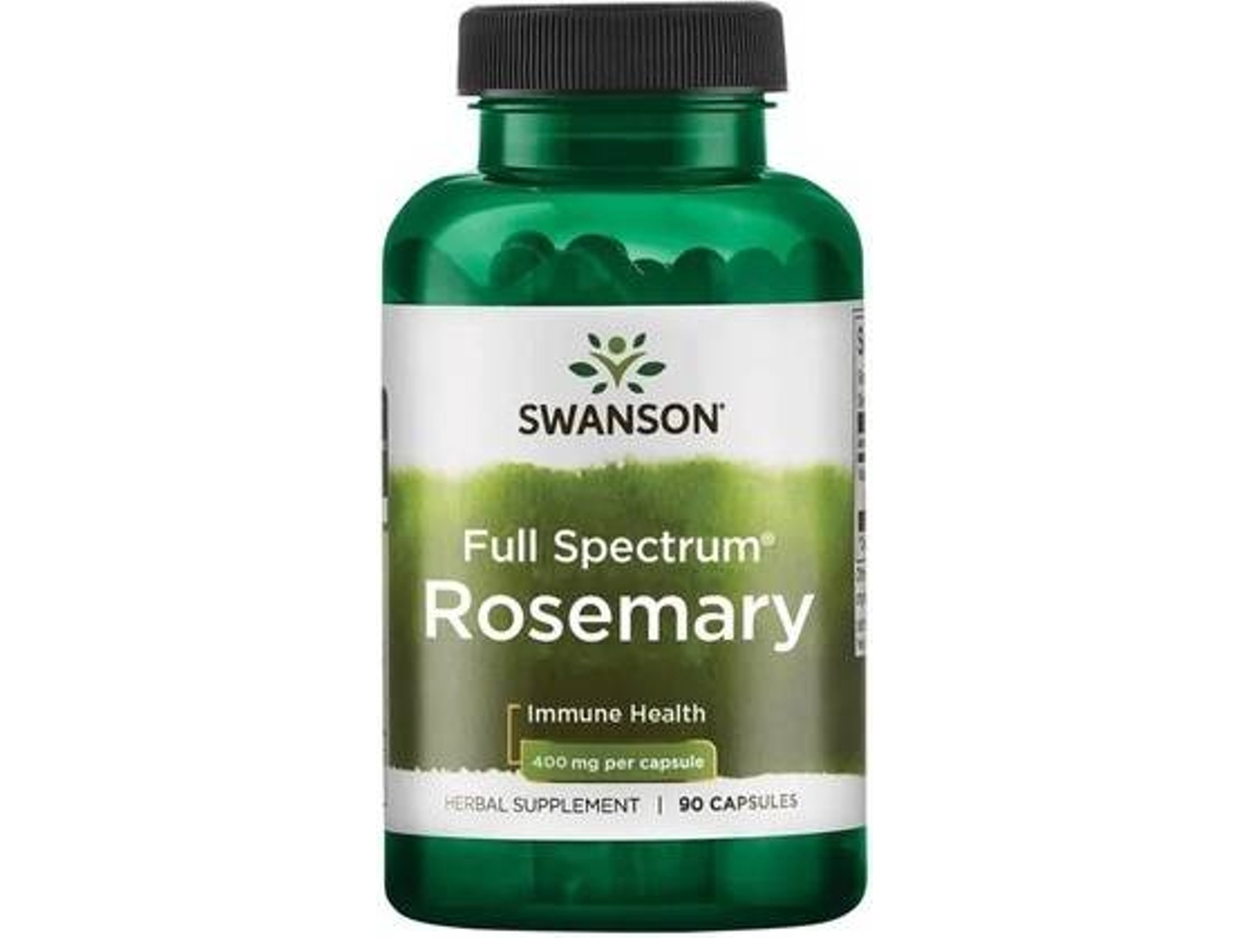 Complemento Alimentar SWANSON Alecrim (90 cápsulas de 400mg)
