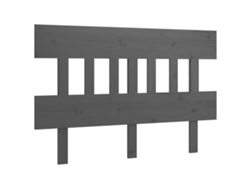 Maison Exclusive - Cabecero De Cama Madera Maciza De Pino Gris 185,5x3x81 Cm