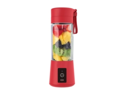 Licuadora Portátil Para Batidos Y Batidos, Taza De Jugo Eléctrica Pequeña, Licuadora De Cocina Para Recargable Por Usb-C CHRUI Rojo
