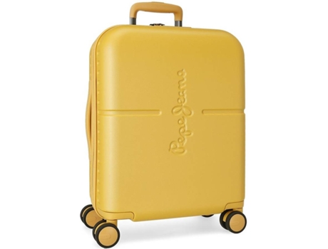 Maleta de Cabina ABS Rígida Highlight PEPE JEANS Amarillo (40x55x20cm - 37L)
