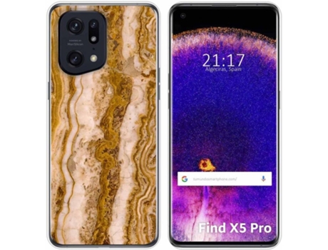 Carcasa para Oppo Find X5 Pro 5G TUMUNDOSMARTPHONE Dibujos Mármol 10 Multicolor