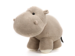 -juguete De Peluche De Animales Forma De Hipopótamo Beige 40x25cm Para Niños Regalo Decoración Suave
