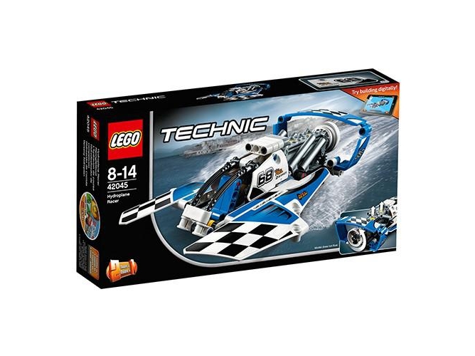LEGO Technic: Hidroavión de carreras - 42045 (Edad Mínima: 8 - 180 Piezas)