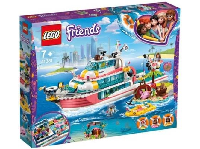 LEGO Friends: Barco de la Misión de Rescate de las Niñas - 41381 (Edad Mínima: 7 - 908 Piezas)
