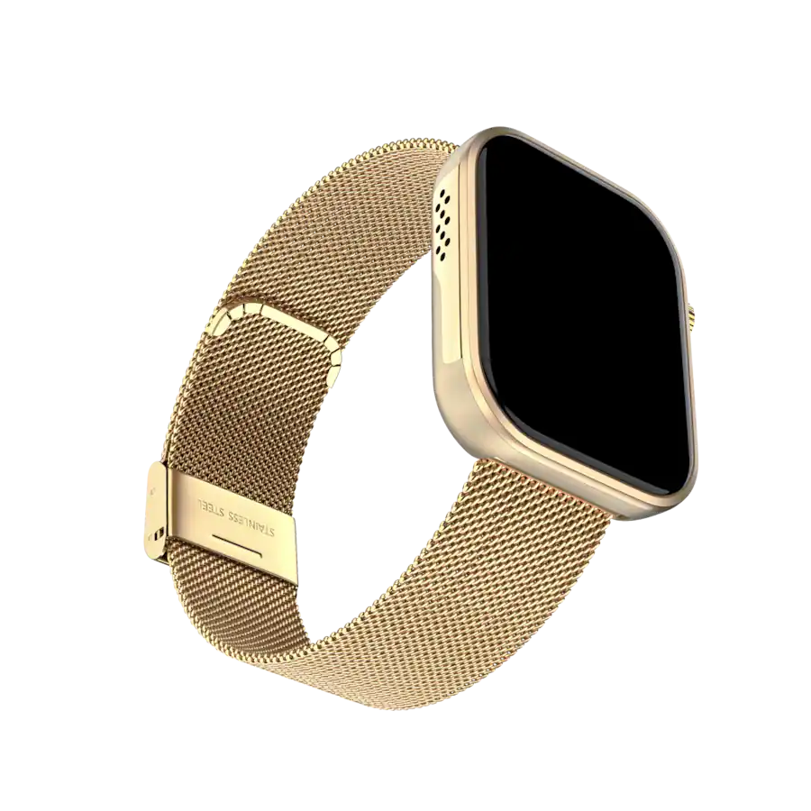 Reloj inteligente NOISE Pro 6 Ai con enlace en oro rosa