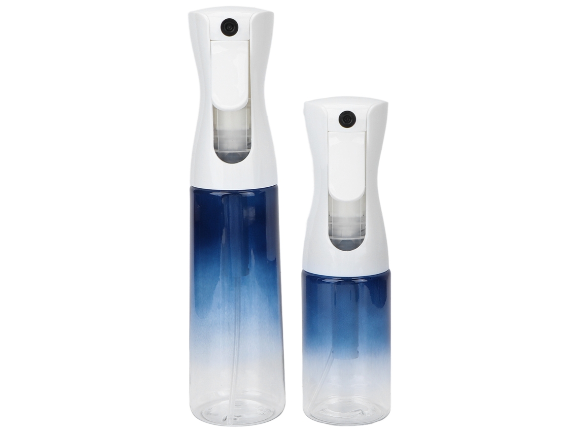 2pcs Botella De Spray Recargable Para Viajes Con Neblina Fina Continua 300ml 200ml Para Cabello, Plantas, Cuidado De La Piel