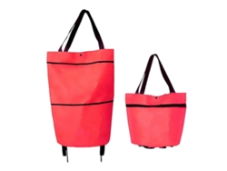 Carrito de compras plegable 2 en 1, bolsa de compras plegable de dos etapas con ruedas plegables, GOKOCO