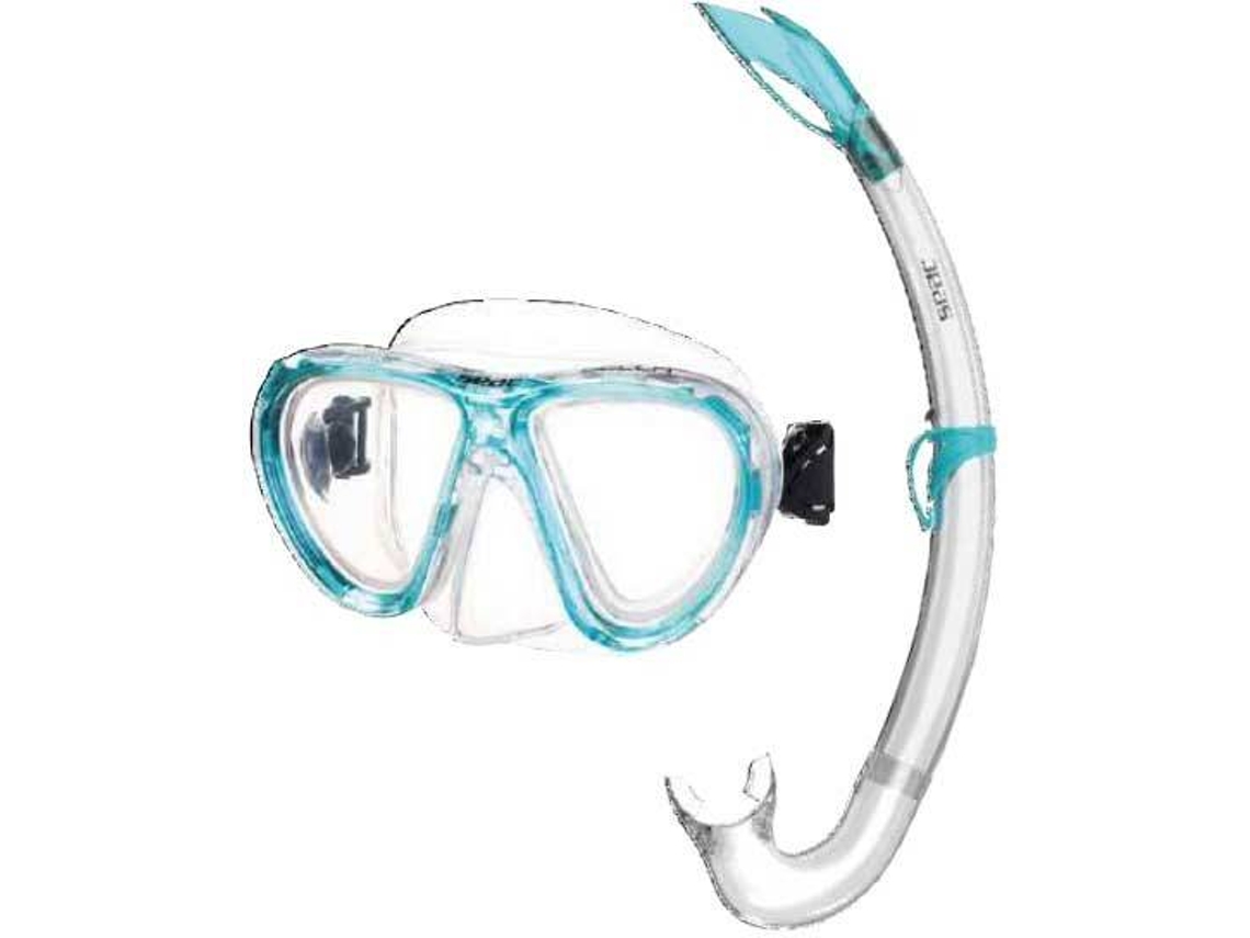 Conjunto De Máscara E Tubos Frontales de Buceo SEACSUB Bis Bella