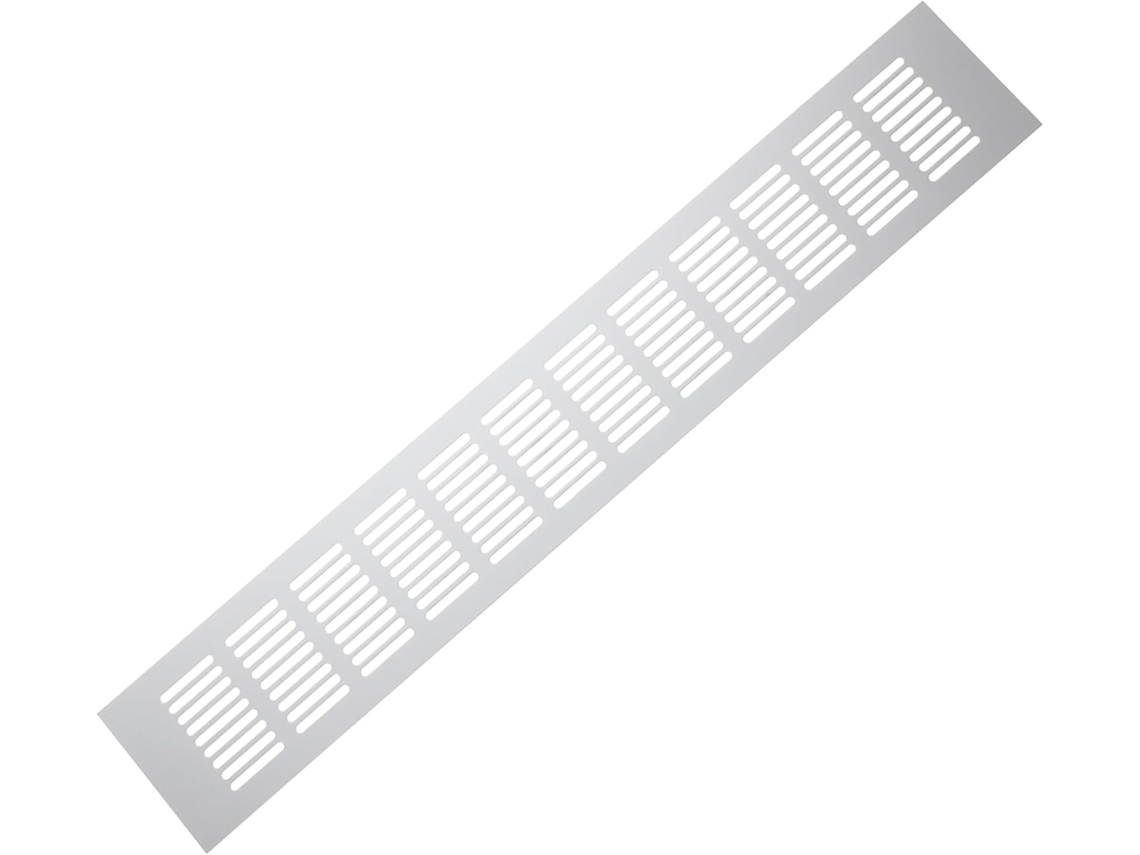 Rejilla de ventilación rectangular de malla transpirable para muebles de aluminio, fácil de instalar. Gokoco