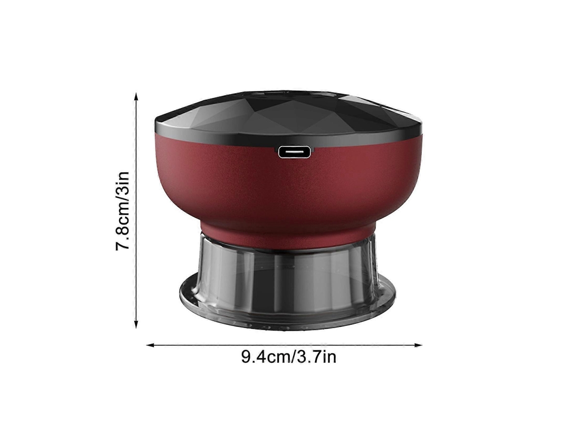 Ventosaterapia Y Raspado Inteligente, Masajeador Eléctrico Recargable Con Ventosa Y Luz Roja.