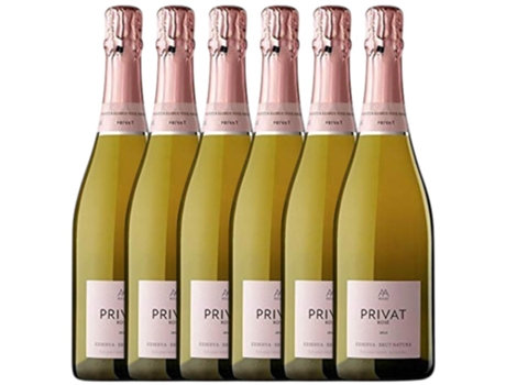 Espumante ALTA ALELLA Alta Alella Privat Rose Brut Nature Cava Joven (0.75 L - 6 unidades)