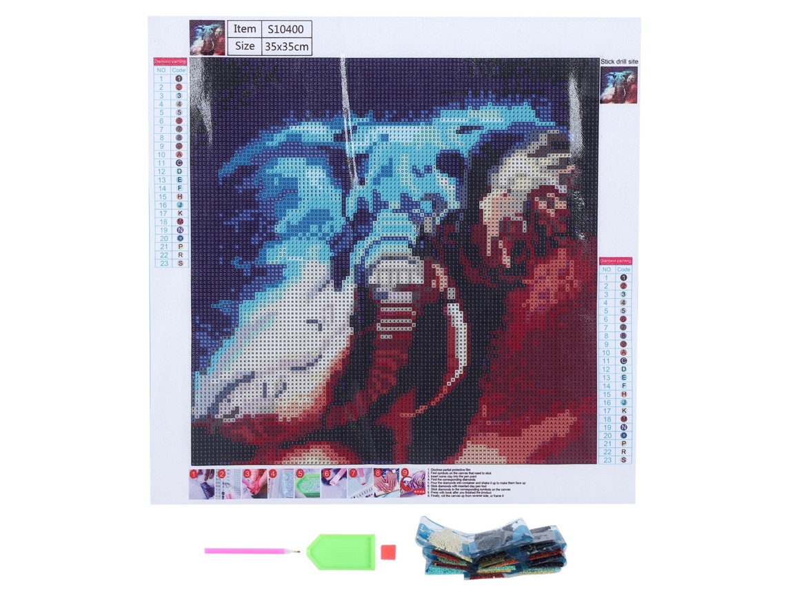 2026-kit De Pintura Con Diamantes Por Número Elefante Patrón Animal Bordado Imágenes Decoración Hogar