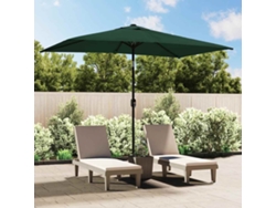 Sombrilla rectangular verde de 200 x 300 cm Wsd711045 Lovely Home