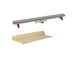 Canal de ducha reversible de acero inoxidable 990mm tapete sicanatfh10r - NICOLL