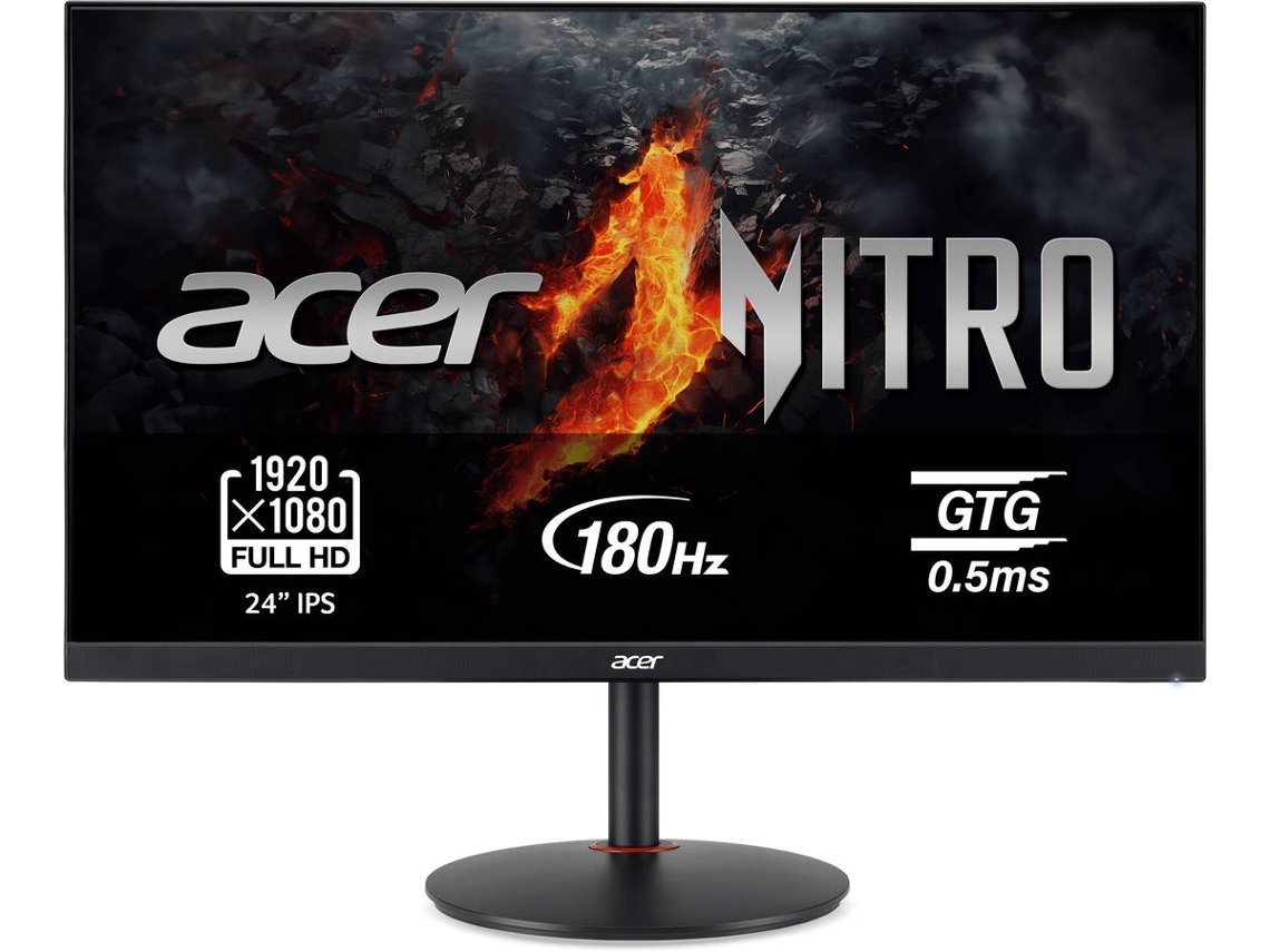 Monitor Gaming ACER Nitro XV240YM3 (23.8'' - Led IPS  - Full HD - 180 Hz - 0.5 ms FreeSynC Premium - Negro)