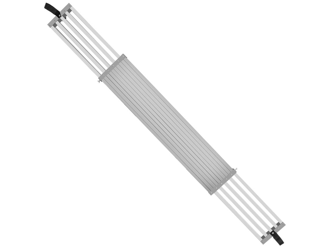 Tabla de trabajo telescópica de aluminio Succebuy, de 1,8 a 2,7 metros, capacidad de 227 kg, antideslizante