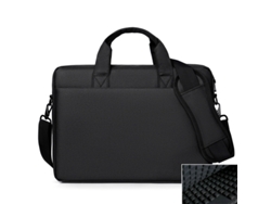 Bolsa para portátil de 17 pulgadas, impermeable, edición negra, con airbag, Chennnls