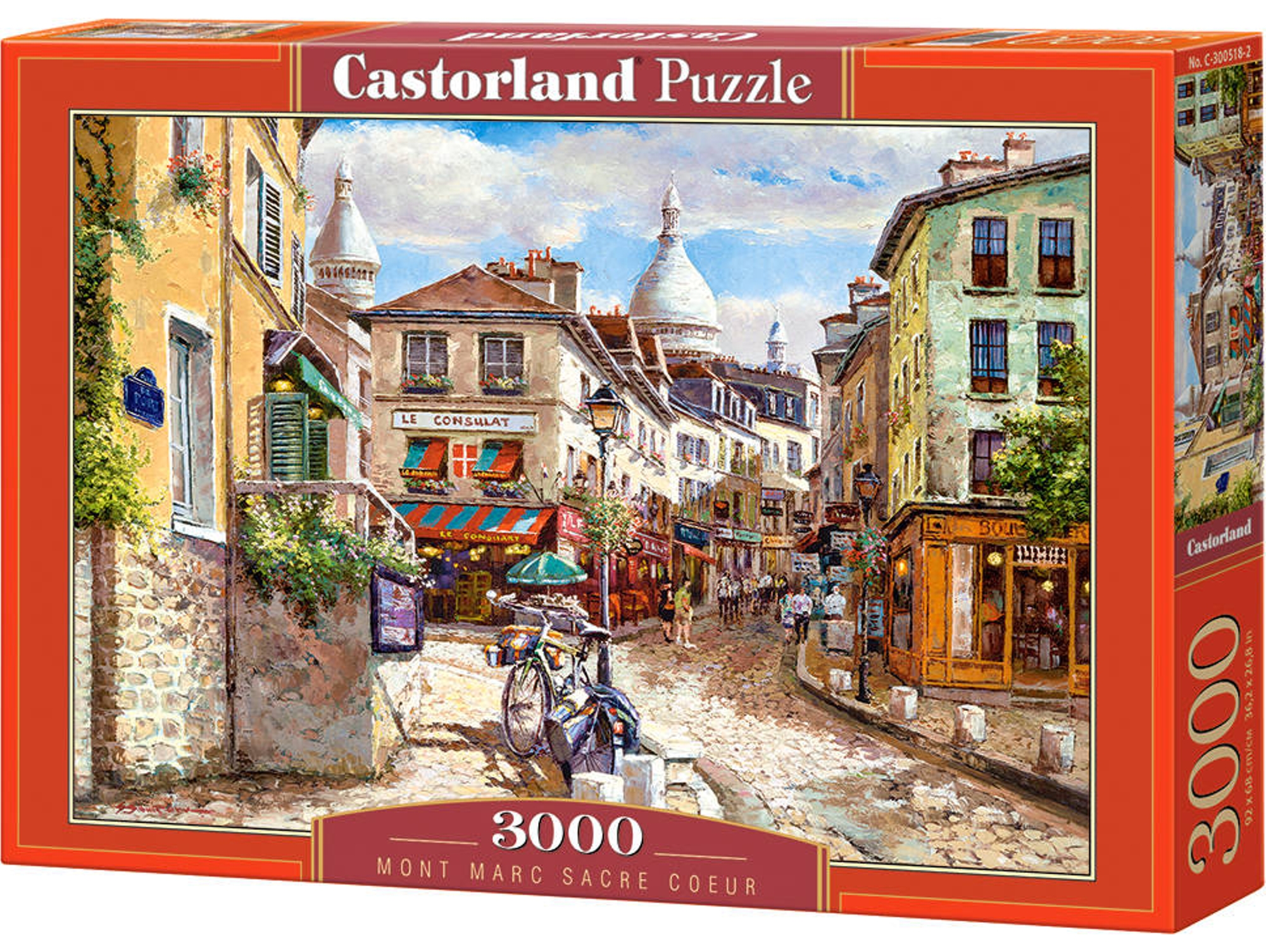 Puzzle CASTORLAND Mont Marc Sacre Coeur (3000 Piezas)