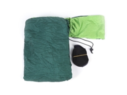 Hamaca Colgante Para Exteriores, Ampliable Y Alargable, Para Acampar Y Viajar (verde + Verde Oscuro)