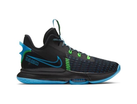 Zapatillas Deportivas NIKE Lebron Witness V Hombre (Negro -Material Sintético -45)
