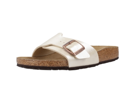 Zapatos de Mujer BIRKENSTOCK Catalina Bs Birkoflor Tecido Blanco (40)