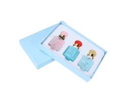 Kit De Perfumes Florais Para Mulher 3pcs X 30ml Longa Duração Fácil De Transportar Presente Elegante