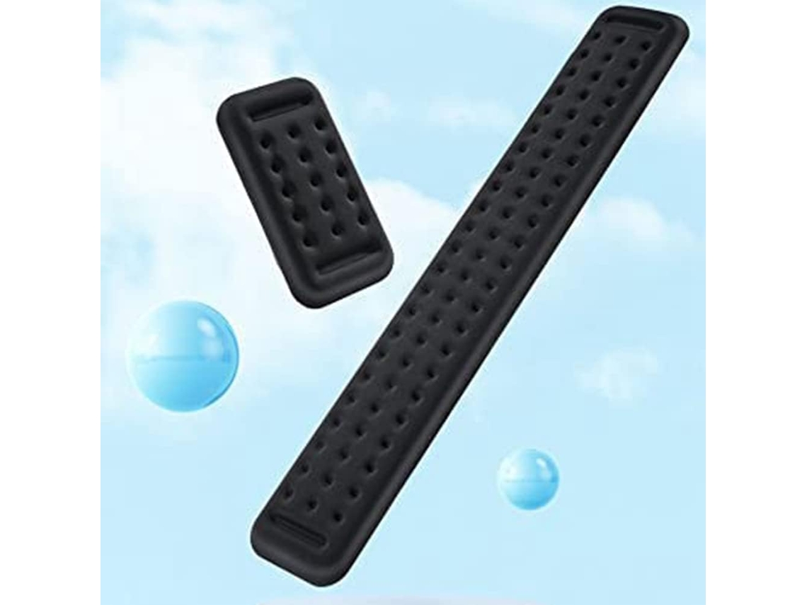 Reposamuñecas para teclado y ratón, ideal para videojuegos, con espuma viscoelástica ergonómica. SFUSHOS