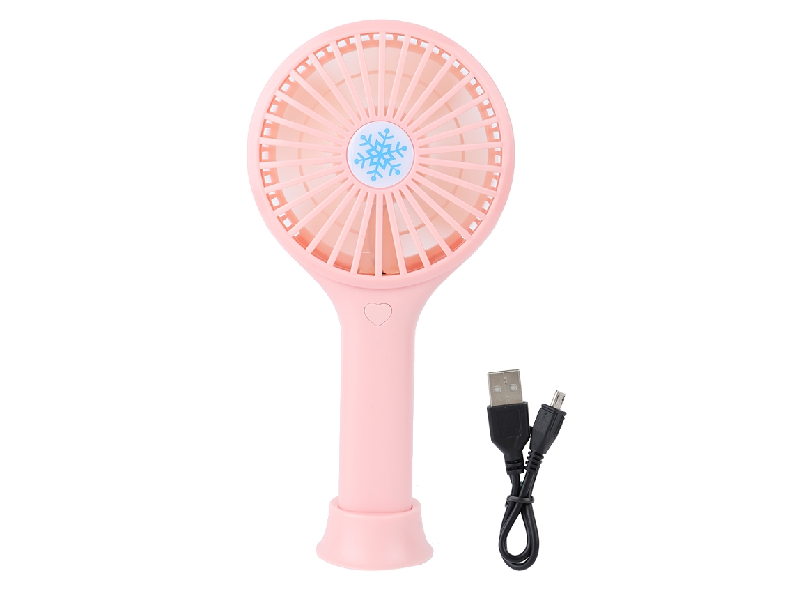 Mini ventilador portátil USB Worten con luz nocturna