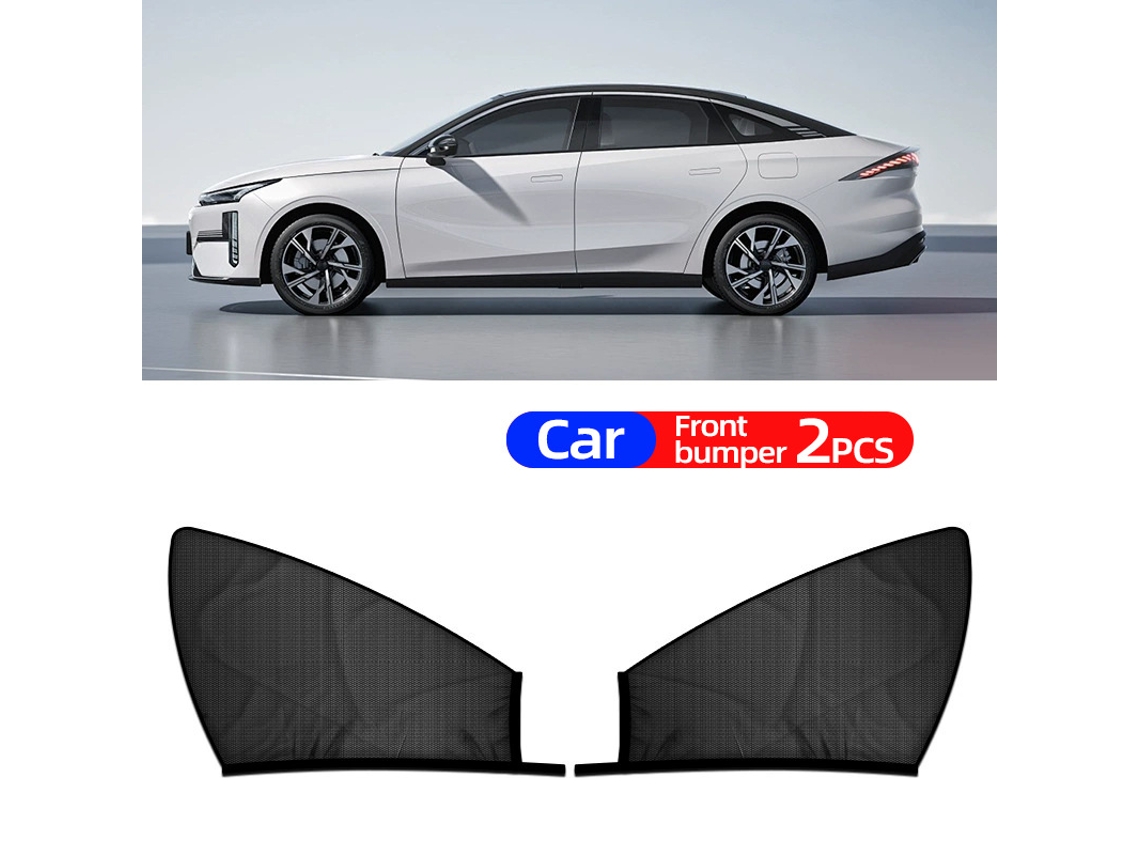 Proteção Solar Chrui Para Janela Lateral Dianteira Carro 2un (preto)