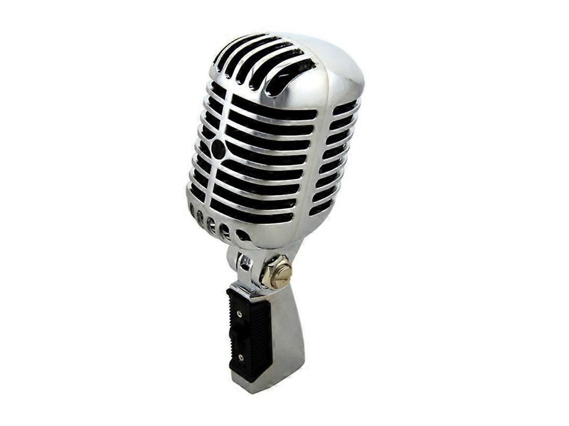 Micrófono Clásico Vintage Profesional Con Cable, Dinámico De Bobina Móvil De Buena Calidad, Deluxe Metal Voc