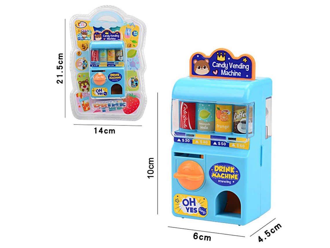 Rebe-máquina De Vending De Bebidas Para Bebés Niños Juguete De Juego Falso Lotería Educativo Regalo