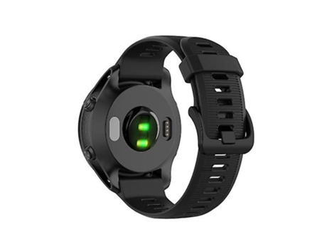 Pulsera Correa de Reloj de Silicona para Garmin Forerunner 945 Negra VENISYMLIS