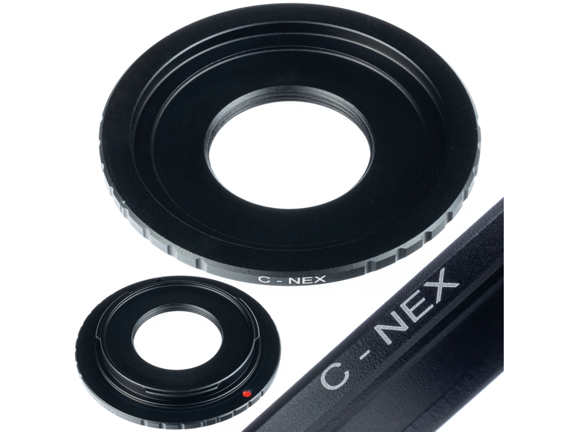 Adaptador Sony C-mount M25 a E-mount | Alta precisión | Compatible con Sony Nex, Alpha y Pxw
