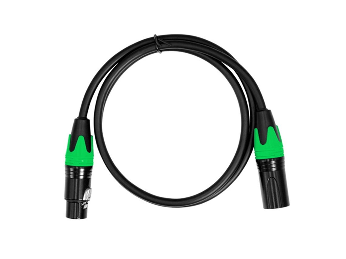 Cabo de Microfone LAXISCREED Xlr Macho fêmea 6m Verde