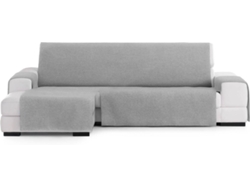 Funda de Chaise Longue Izquierda EYSA Extra Prática Premium Valeria Tejido Elástico (305 x 80 x 220 cm - Poliéster y Algodón - Gris)