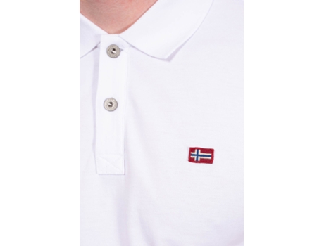 Polo de Hombre NAPAPIJRI Algodón Blanco (M)