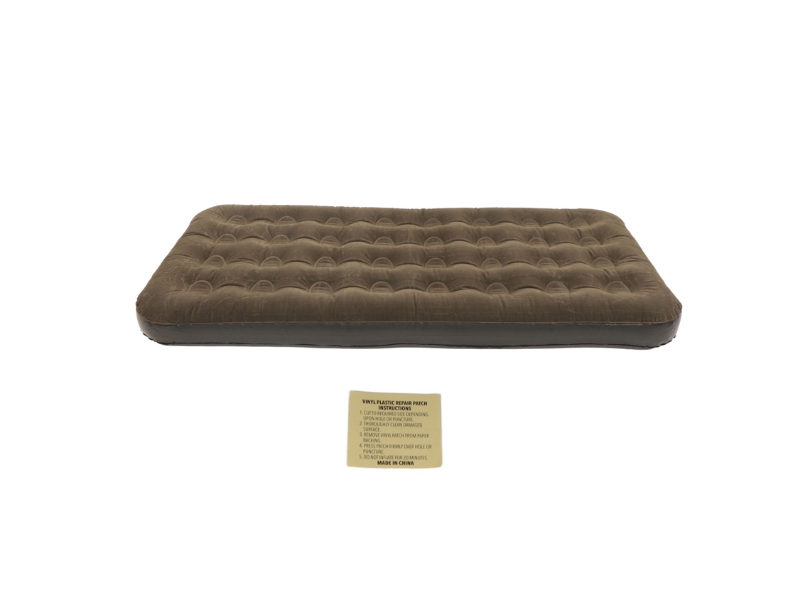 Colchón Inflable Portátil, Grueso, Resistente, Con Superficie Flocada, Fácil De Inflar, Cama De Camping, 1 Persona