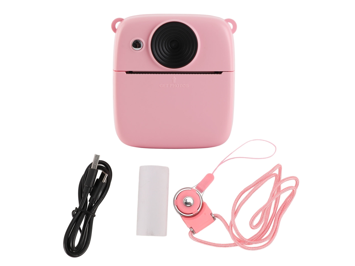 Cámara Instantánea Para Niños 1080p 48m Cámara Digital Infantil Con Filtros Y Marcos De Fotos Para Niños Y Niñas Rosa