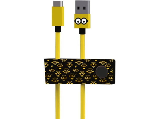 Cable TRIBE Minions (USB - Micro-USB - 1.2m - Amarillo)