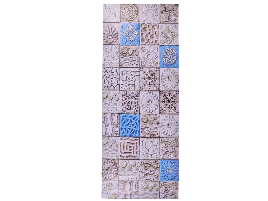 Baok - 2 pegatinas 3D para puertas, 38,5 x 200 cm, papel pintado autoadhesivo para la decoración del hogar y la oficina.