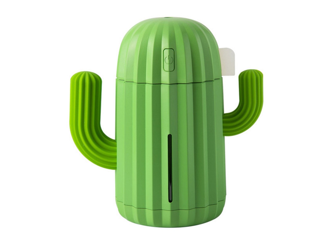 Humidificador 340ml Cactus USB Ultrasonido Cronometraje Aromaterapia Difusor
