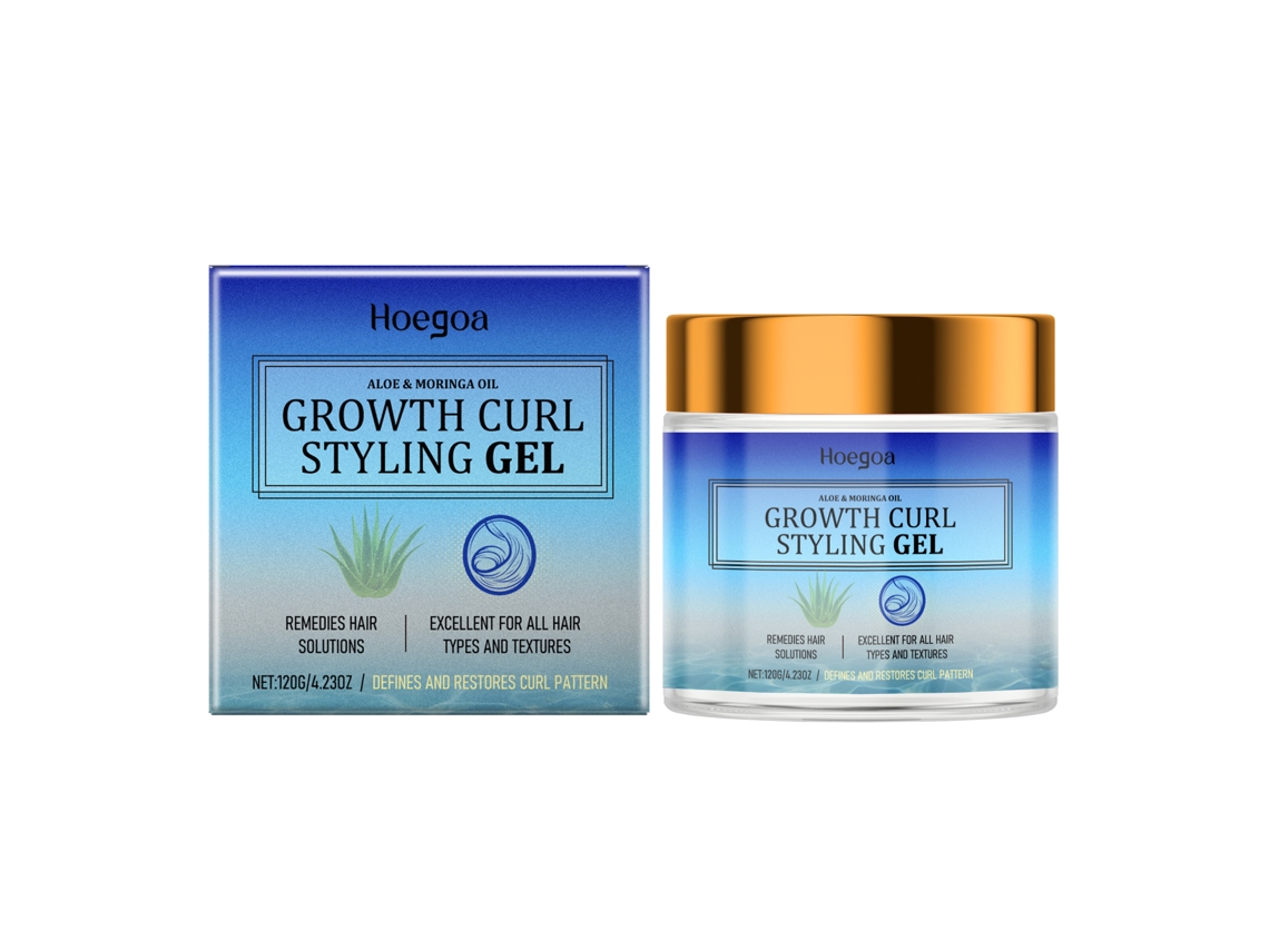Gel fijador para cabello rizado hidratado